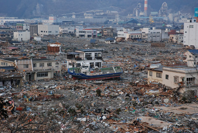 被災 大船渡町