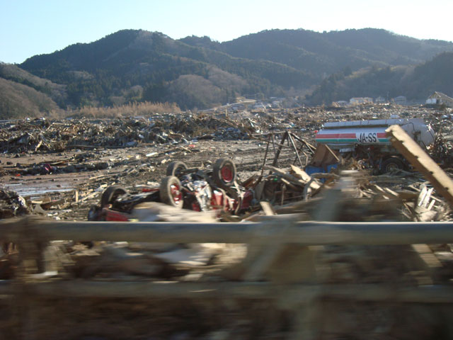 沿岸部視察写真 陸前高田