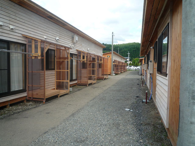 仮設店舗 仮設住宅 遠野
