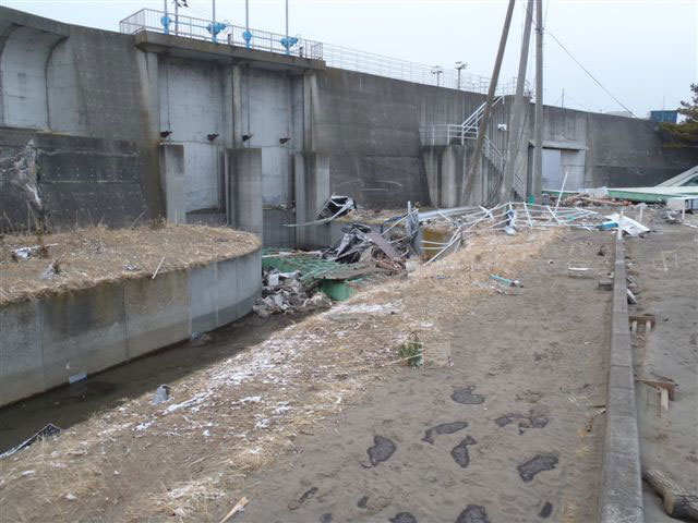 久慈 平成23年3月17日 種市漁港臨海公園