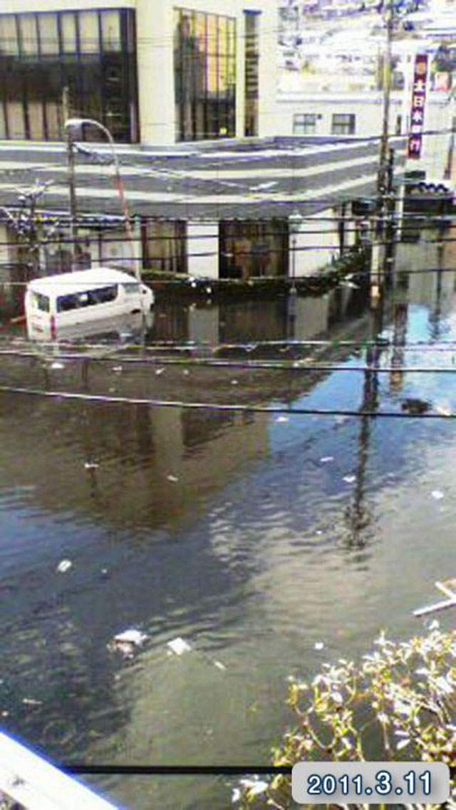 Damage / Near Honshiogama station 