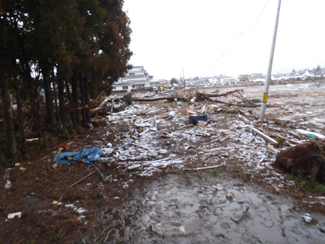 Wakabayashi / Municipal road / Damage