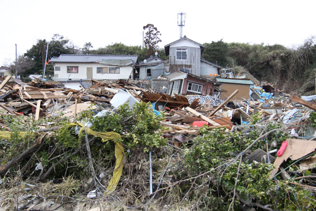 被災 大戸浜