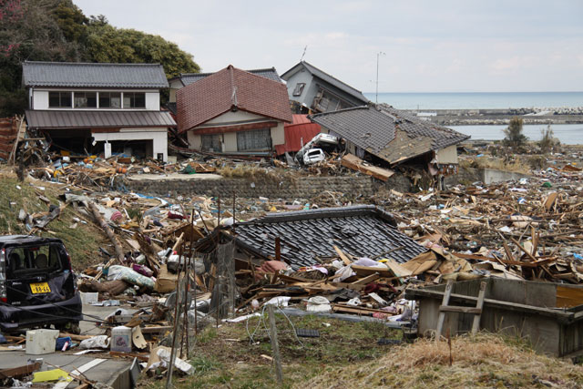 被災 大戸浜 海岸