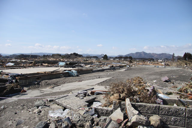 被災状況 釣師地区