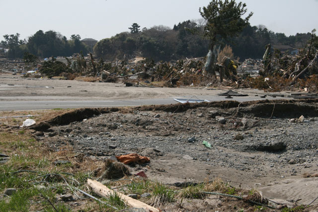 被災状況 釣師地区