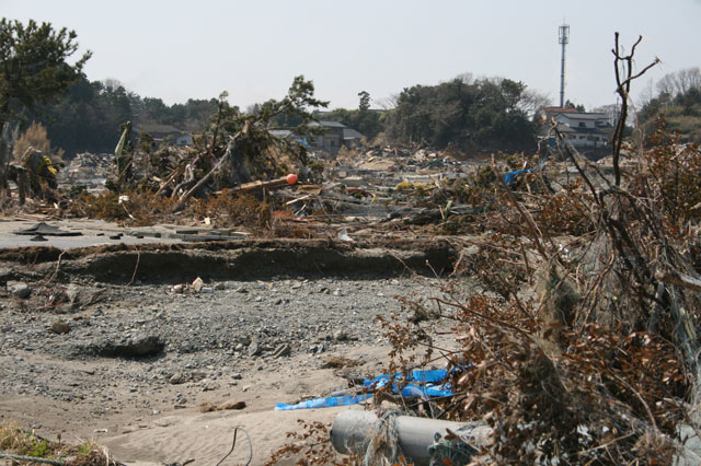 被災状況 釣師地区