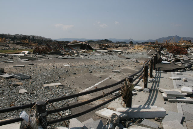 被災状況 釣師地区