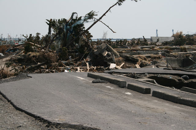 Damaged state / Tsurushihama area