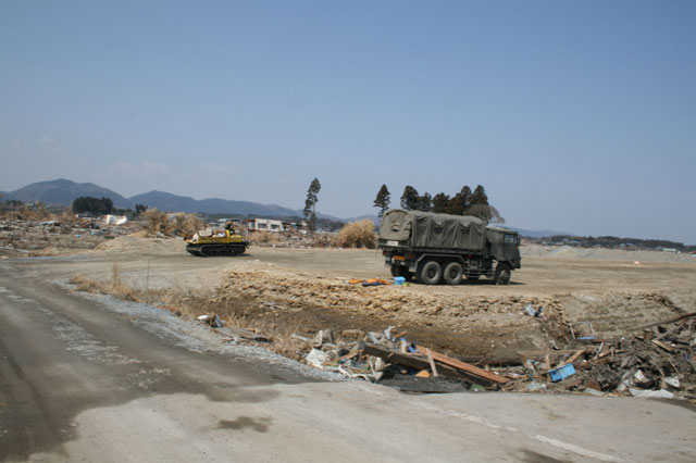 被災 釣師 自衛隊