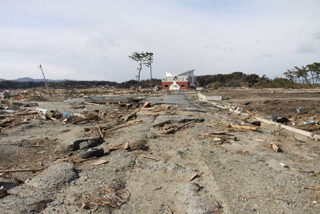 被災状況 埒浜地区