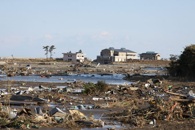 Damaged state / Rachihama area 