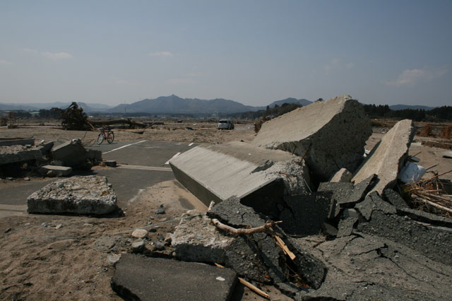 被災状況 埒浜地区