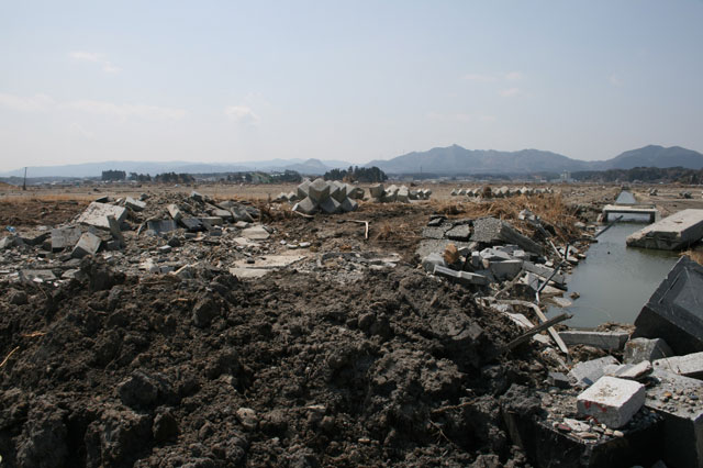 被災状況 埒浜地区