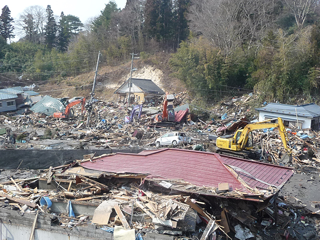 Clearance Clearance working state / Kanehama / Miyako road / Kariyakensetsu