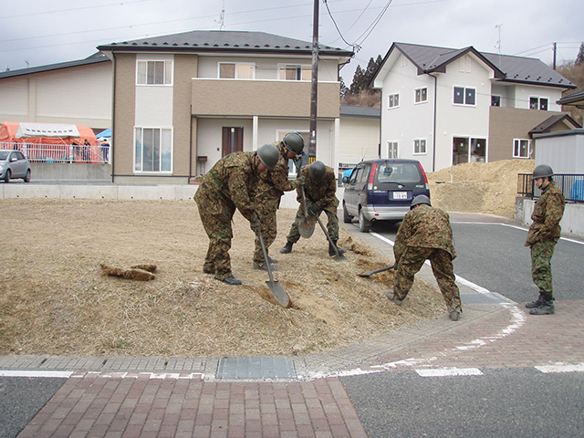  陸前高田市 自衛隊 復旧活動