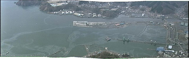 Kamaishi port / Sequence photographs / Filiming date 12 Mar