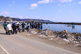 Iwate Tanohata Recovery / A member of JF / Shimanokosi port / Cleaning