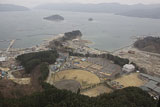 Iwate Yamada Apr, 2011 / Photography from helicopter of Japan Ground Self-Defense Force / Aerial photography