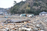 Miyagi Shichigahama Offered pfotograph by townsperson Earthquake / 29 Mar / Hanabuchihama