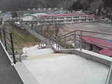 岩手県 岩泉町 避難 小本小学校 避難階段」 東北地整