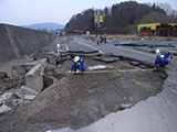 Iwate Yamada TEC-FORCE / Research of damaged state by Chubu regional Development Bureau’s TEC-FORCE / Material of Tohoku Regional Development Bureau of MLIT